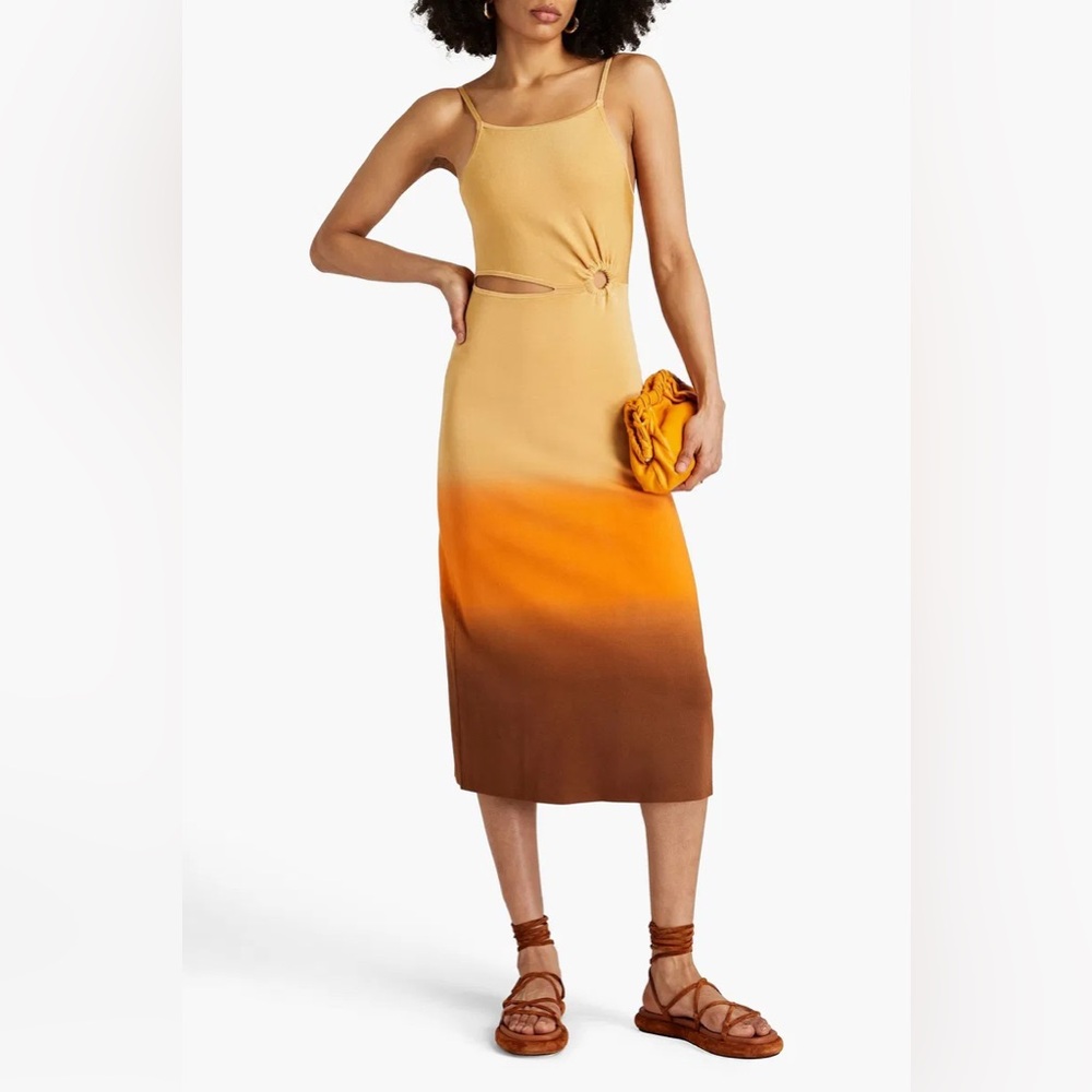 Sandro O-Ring Midi Dress - worn ONCE. great condition